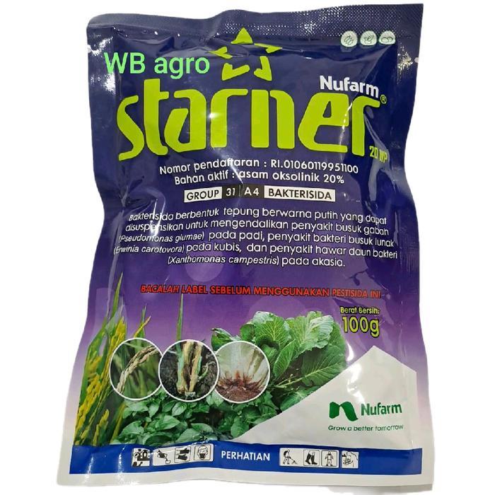 Bakterisida Starner 20 WP kemasan 100 gr