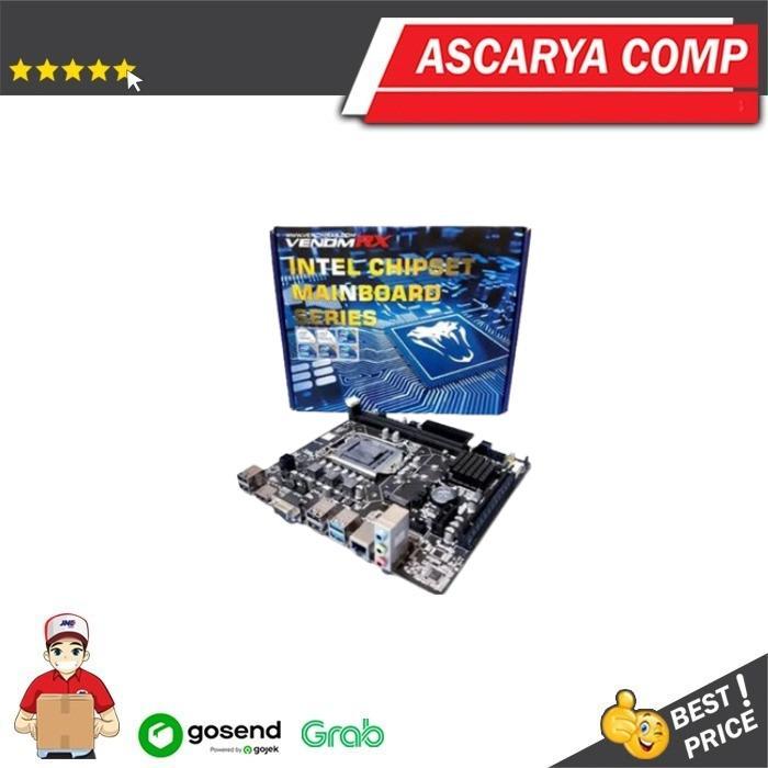 TERMURAH VenomRX Intel H61 (LGA1155, Intel H61, DDR3)