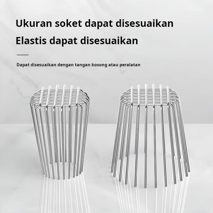 Jaring Pelindung Pipa Stainless Steel 304 Anti Tikus, Ular & Sumbatan - Saringan Permanen untuk