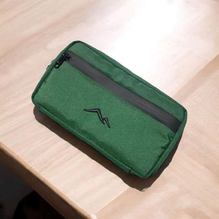 Elvis Zenix | Clutch Bag | Handbag | Tas selempang | Pouch Pria - Hijau