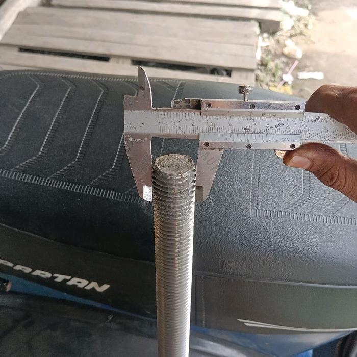 As drat 1 in panjang 1 meter 1" X 1 meter long drat as drat 1 inci 1inch panjang 1 meter