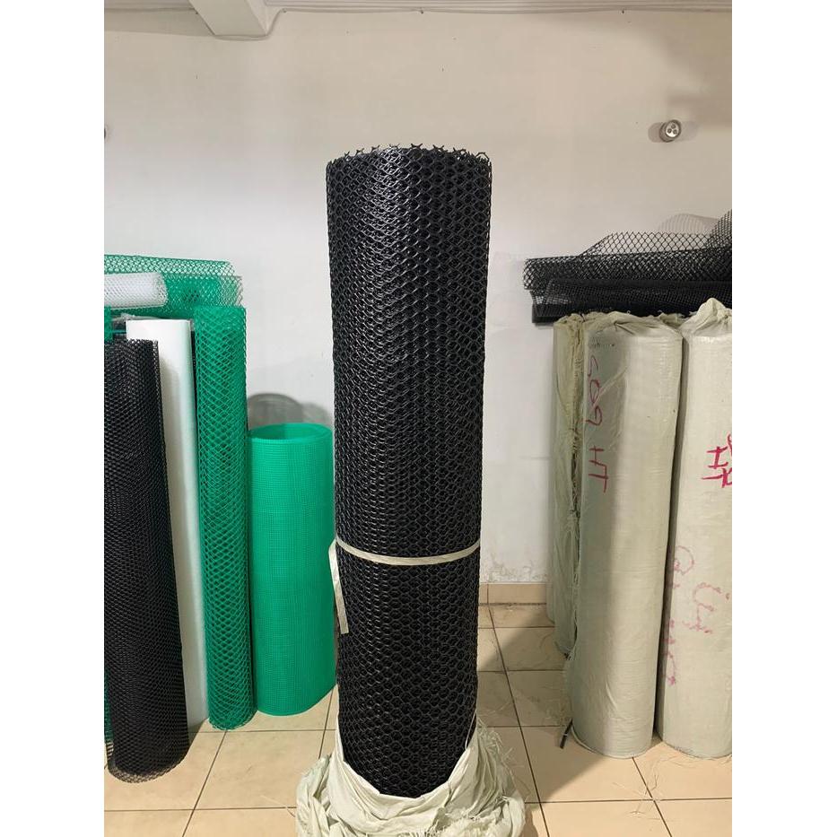 Kawat Jaring Plastik Hdpe Bentuk Hexagonal Per Roll Lebar 1.55 Meter Kuat Pasti Promo