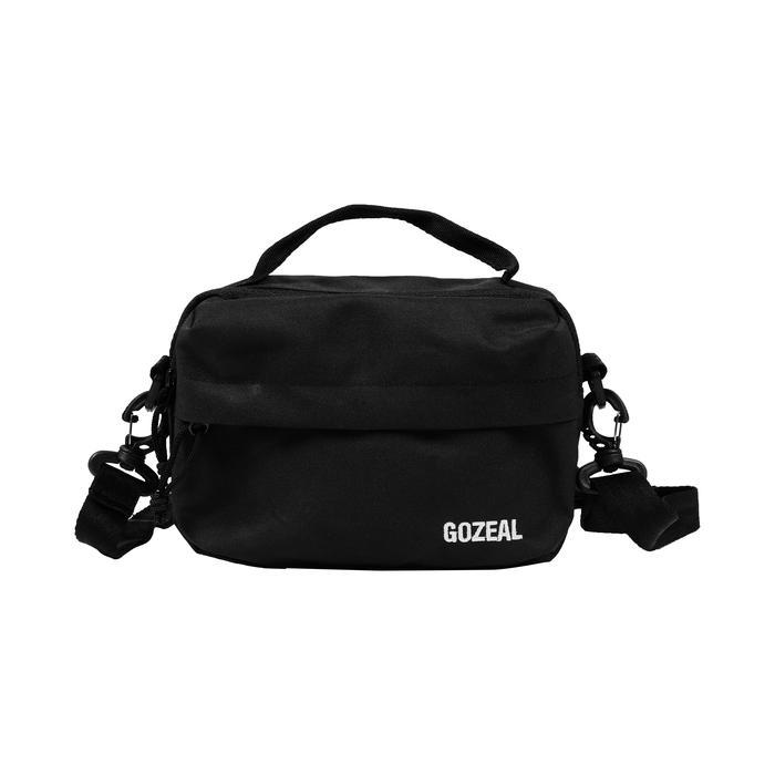 Gozeal Slingbag Orlin Black Tas Slempang Kecil Simple Tas Pria Wanita Unisex Canvas Terbaru 