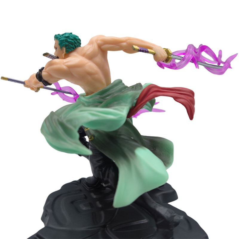 One Piece Luffy Figure Roronoa Zoro Three-Blade Sa-Maximum Manga Anime Statue PVC Action Collection