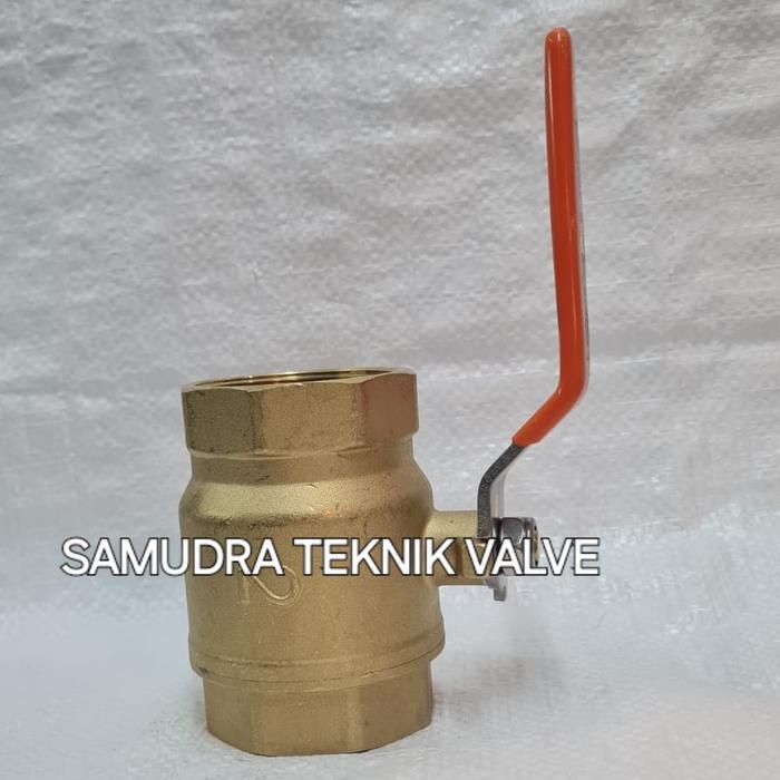Ball Valve Onda 2"Inch Kuningan /Stop Kran Onda 2"