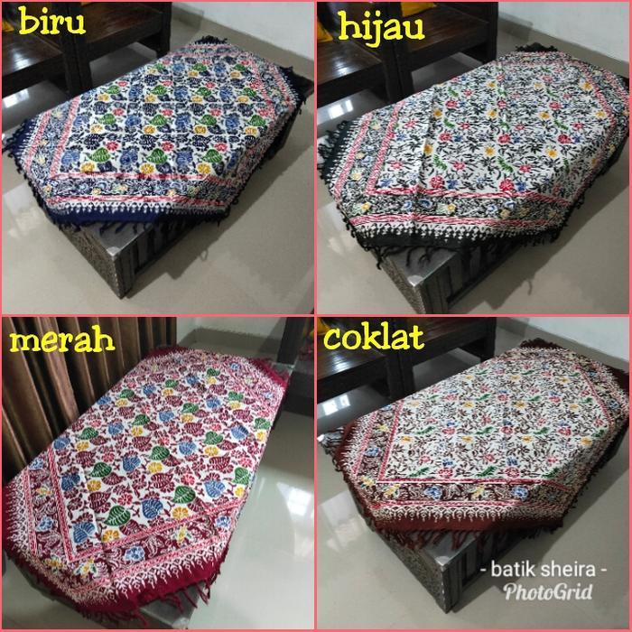 Organizer Taplak Meja Tamu Batik Cap Modern