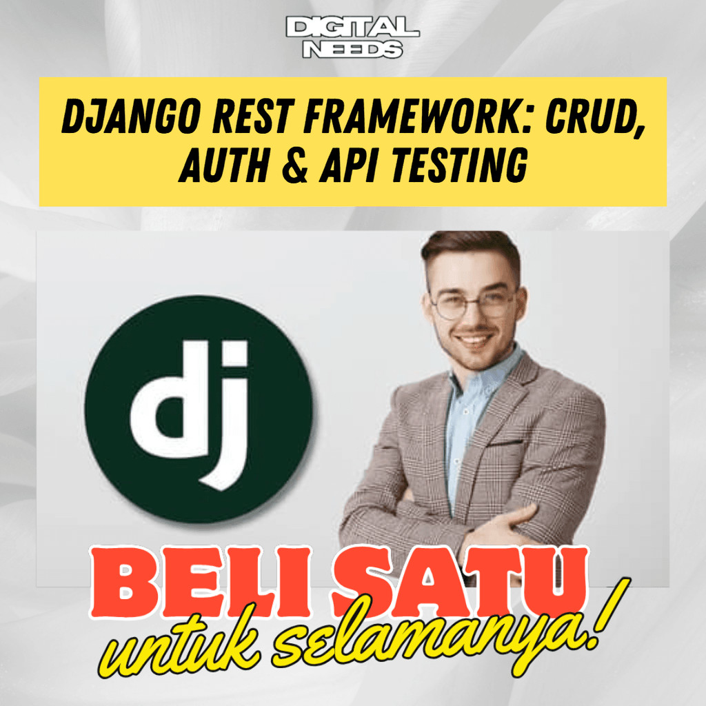 [e-course] Belajar Django Rest Framework CRUD, Auth, and API Testing 2026