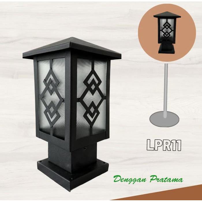 Lampu Pilar Atap Pagar / Lampu Pagar Tiang Minimalis / Lampu Hias Taman