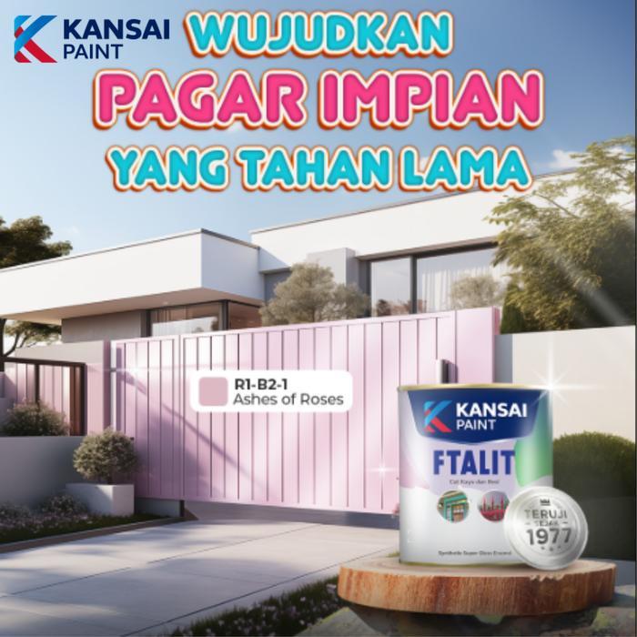 Kansai Paint Ftalit Cat Kayu Dan Besi 1Kg Cat Minyak 1Kg Kansai Ftalit Cat Minyak 1Lt Cat Railing