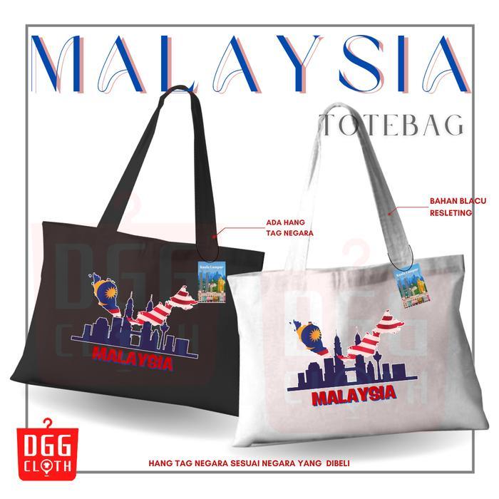 DGGClothing Totebag Souvenir Malaysia Tas Totebag Oleh Oleh Kuala Lumpur 5