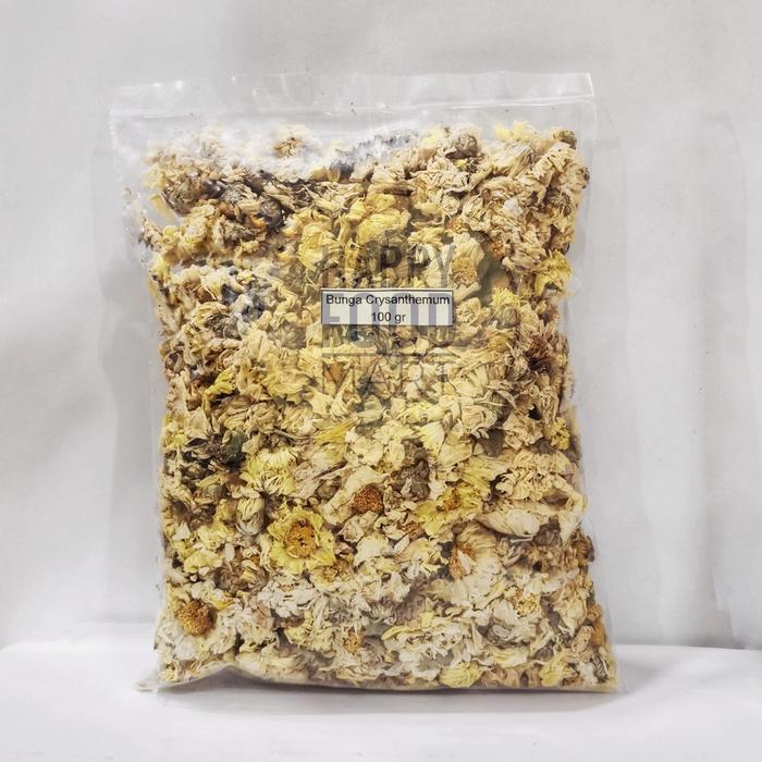 Bunga Chrysanthemum 100G/Teh Bunga Krisan/Kiok Hua/Bai Jik Hua/Kok Fa Tbk