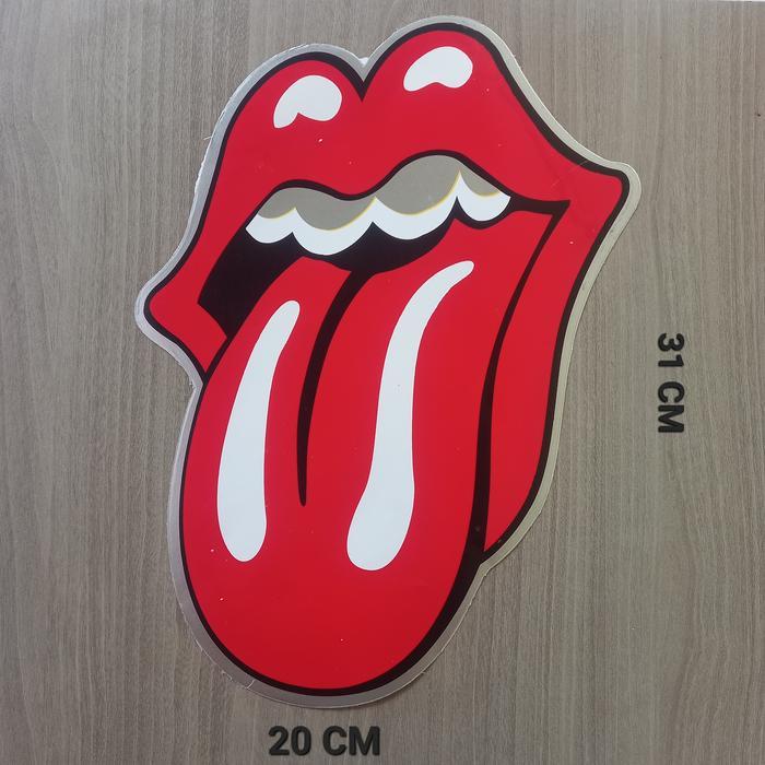 STIKER ROLLING STONES VINYL UKURAN BESAR