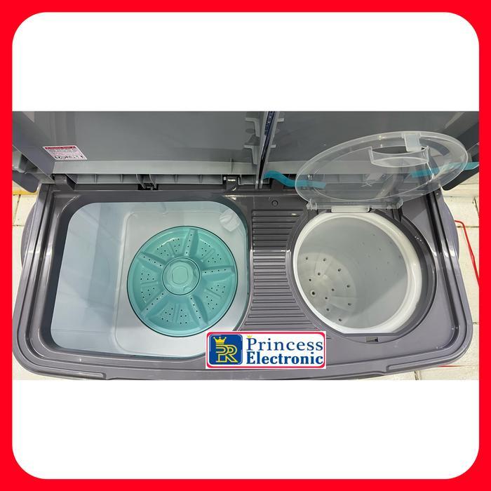 POLYTRON Mesin Cuci 2 Tabung 9 KG PWM 9076