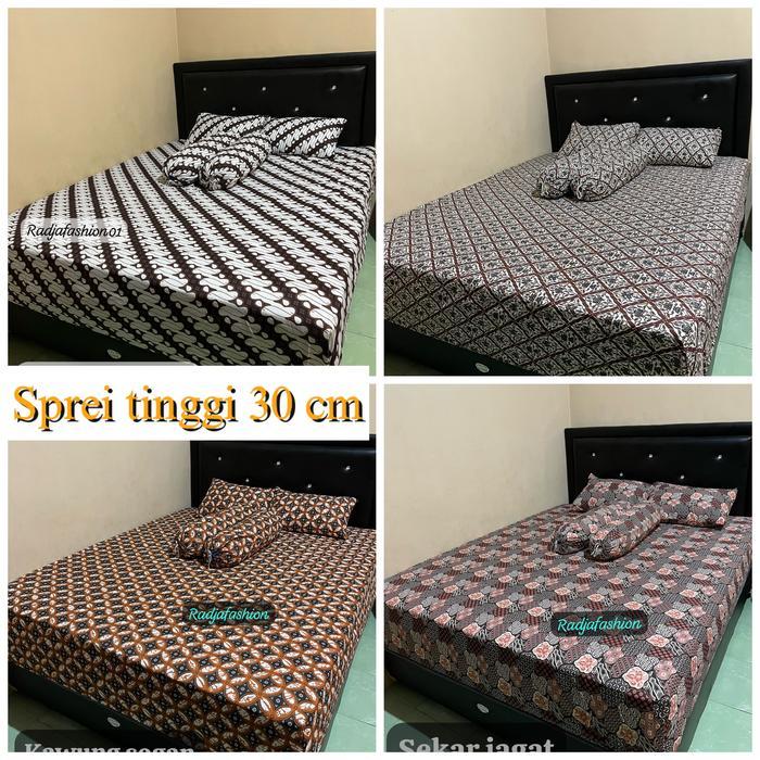 SPREI BATIK 180x200 tinggi 30