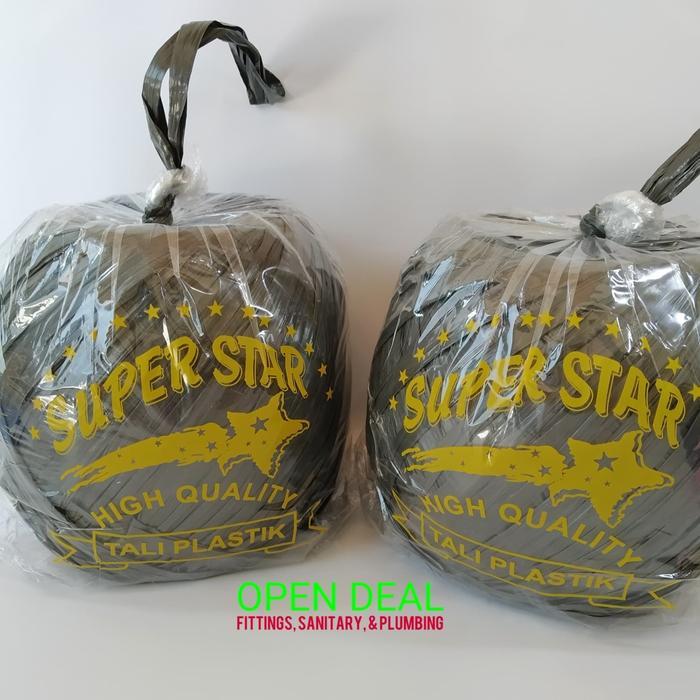 Tali Rafia Cap Bintang/Tali Plastik/Tebal/Tali Hitam Terpercaya