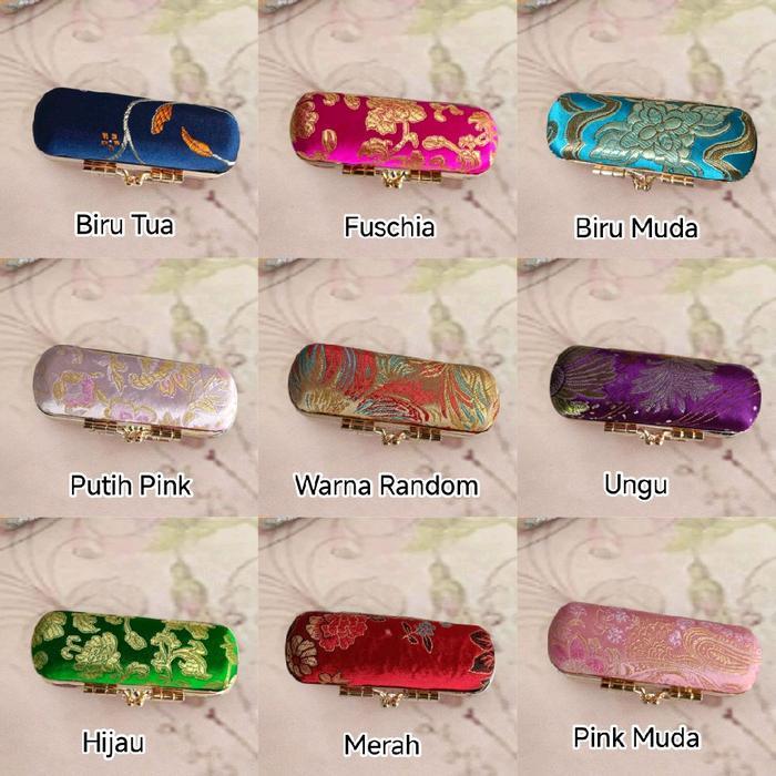 Dompet Lipstik New Desain / Tempat Perhiasan / dompet Single Dengan Cermin Kecil Warna boleh sama