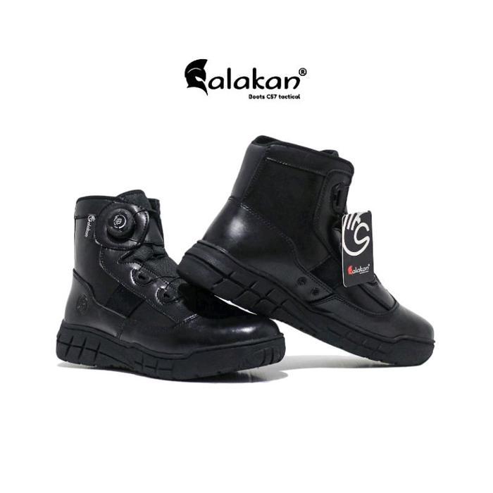 Sepatu PDL Tali Putar Midtrack 6 inch PDH Calakan - Outdoor Shoes F-16 Ankle Boots Polri Lantas