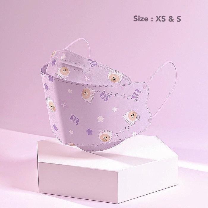 MASKER BAYI BATITA 0-3 TAHUN MODEL KF94 4 LAPISAN MASKER BAYI KARAKTER LUCU