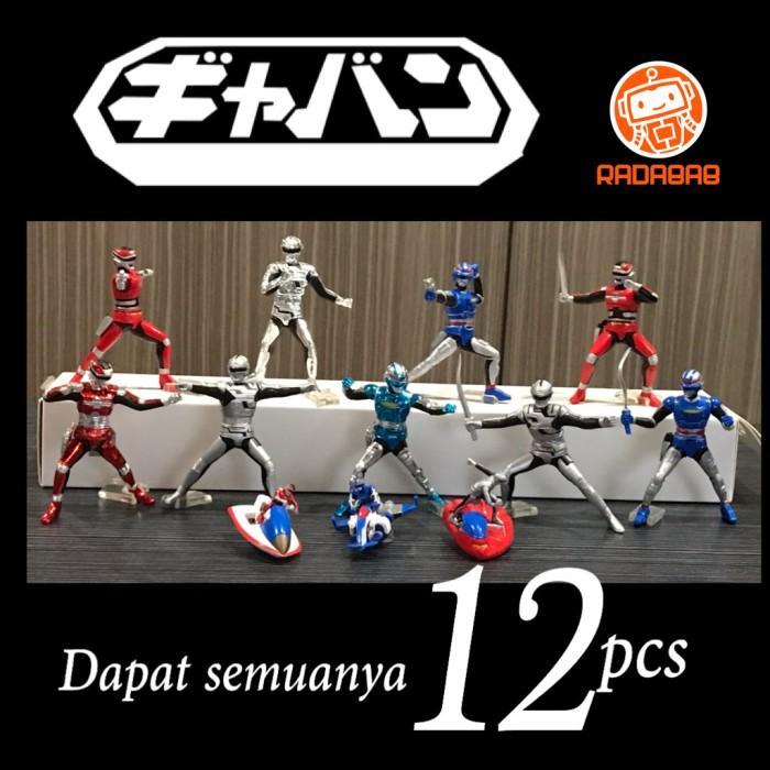 Bandai Action Figure Space Sheriff Sharivan - Gavan isi 12