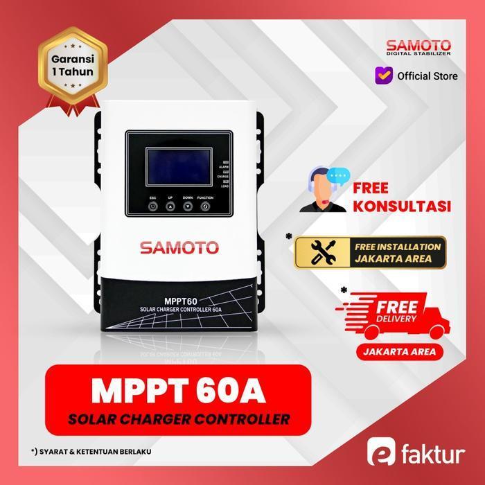 Solar Charger Samoto Mppt 60A 100A Scc Mppt Pengisi Daya Solar 60A 100A Sistem Baterai