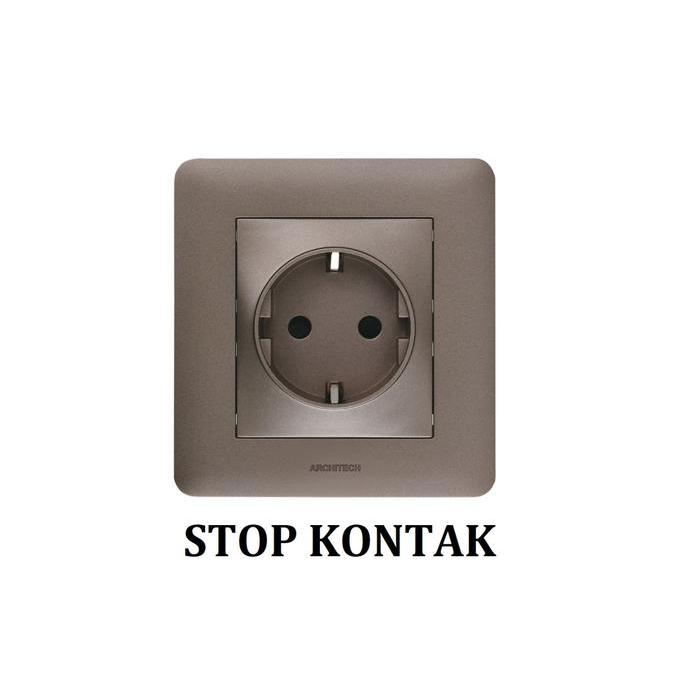 STOP KONTAK ARDE COKLAT INFINITY BROWN ARCHITECH