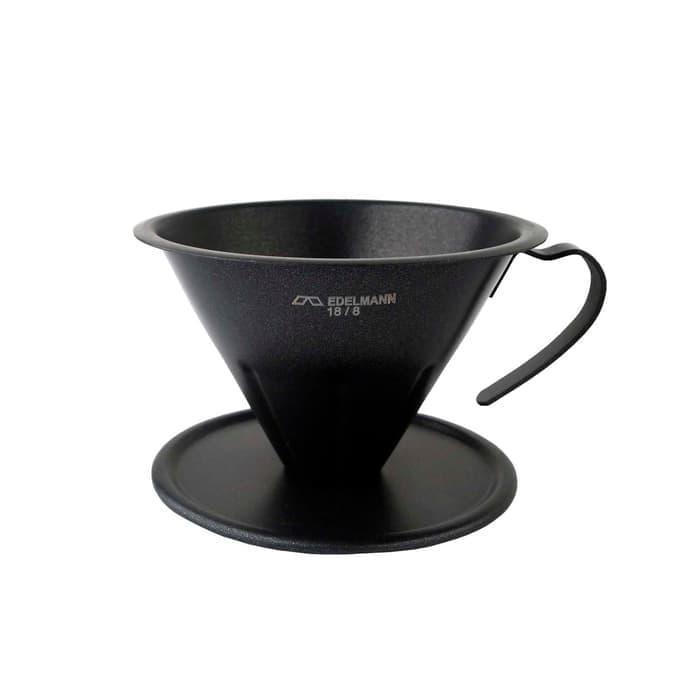 V Coffee Dripper Black Edelmann #Vcd-90B