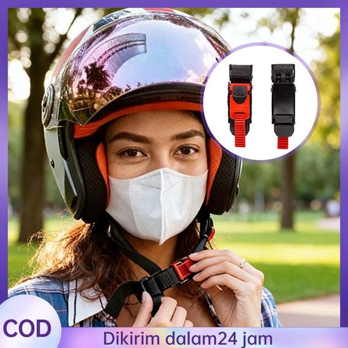 Ada Stok Gesper Kancing Helm Gesper Pengait Helm Tali Gesper Helm Strap Gesper Helm Universal