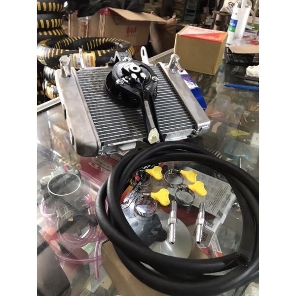 oil cooler fu injeksi modif.. oil cooler gsx matic oil cooler besar matic komplit dengan kipas