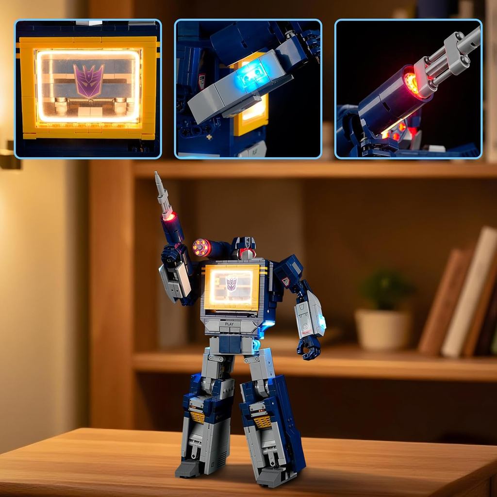 HPROSPER 5V LED Light (No Model) for Lego 10358 Transformers: Soundwave Decorative Lamp With Battery