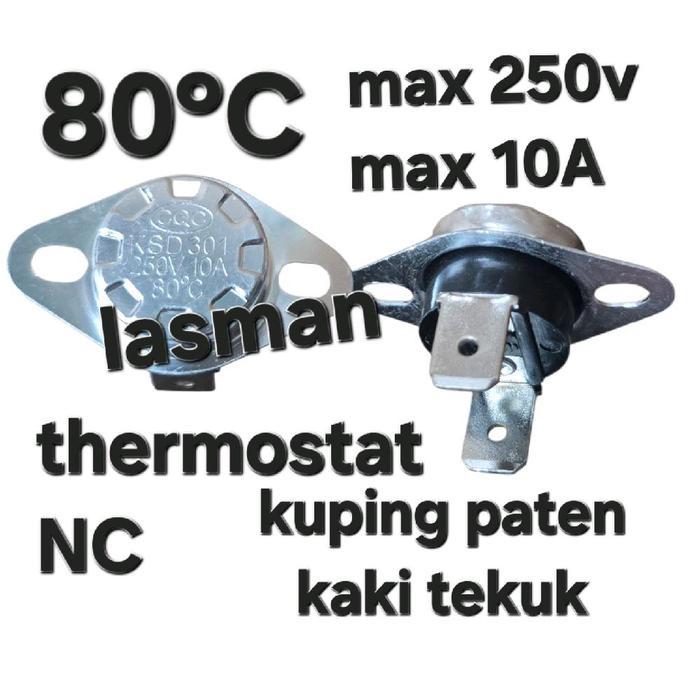 80C TEKUK Thermostat DISPENSER Bimetal KSD301, KSD 301 TERMOSTAT sakelar kontrol suhu otomatis