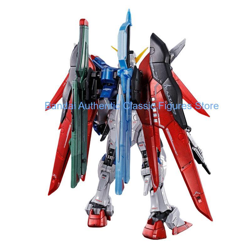 Bandai Genuine Rg Zgmf-X42S Destiny Gundam [Titanium Finish] Anime Action Figure Robot Collectible