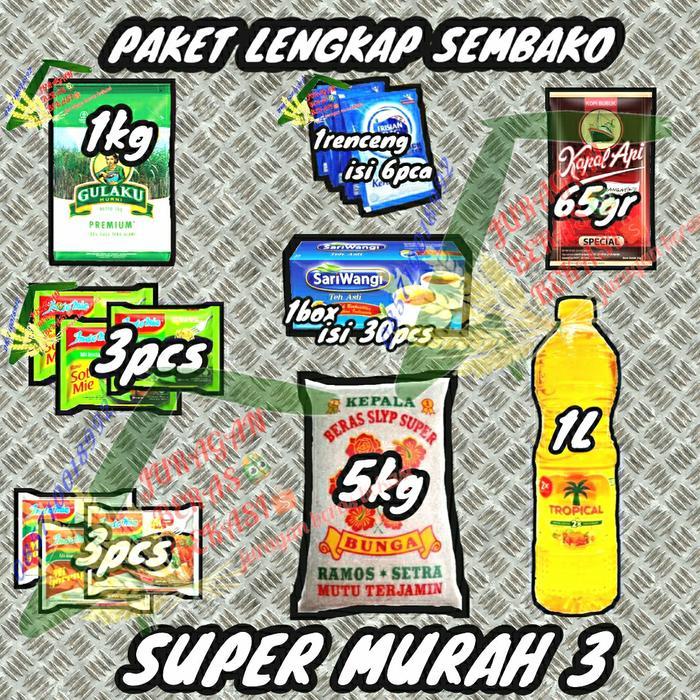 PAKET SEMBAKO BERMERK LENGKAP SUPER MURAH 3