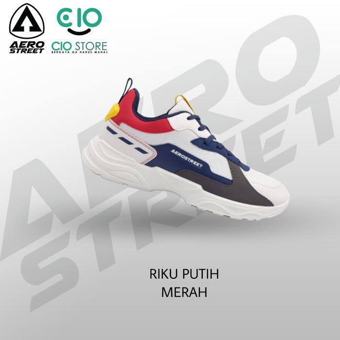 AEROSTREET RIKU PUTIH MERAH 100% ORIGINAL