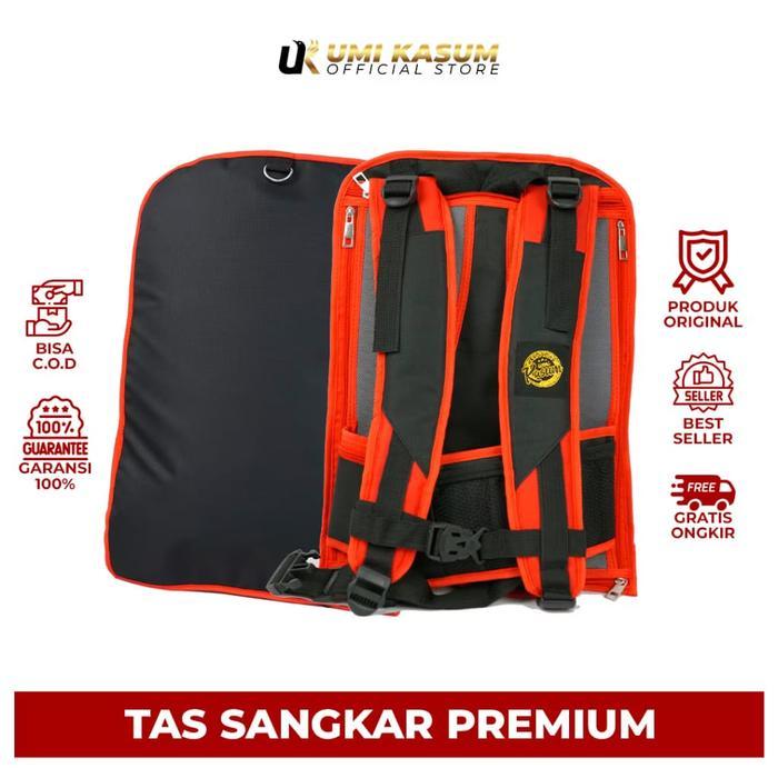 RED START Sangkar Tas Gendong Sangkar Burung Multifungsi Bahan Tebal Busa Nyaman Hitam List Merah Sa