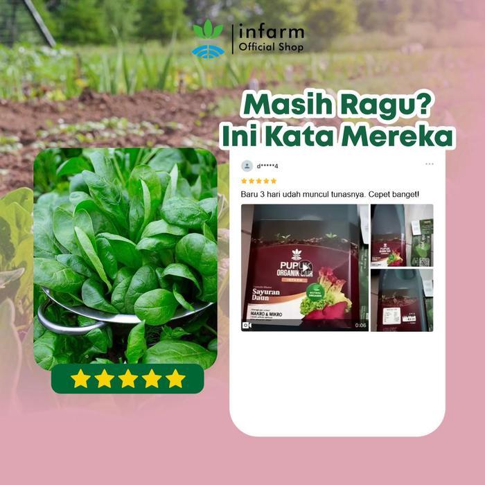 INFARM - Pupuk Organik Cair Tanaman Daun Sayur 2L POC Kompos Nutrisi Sayur Daun Pupuk Kompos 500 ml