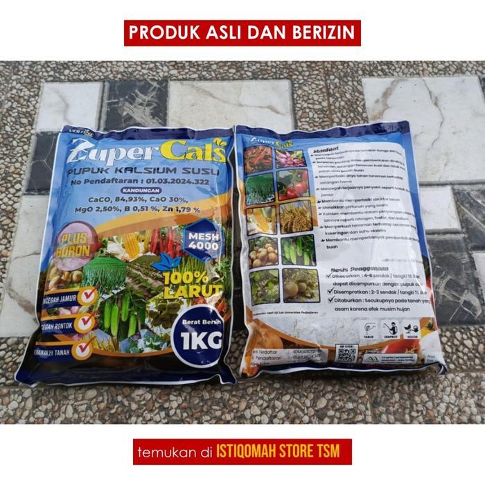 ZuperCals 1 KG Pupuk Cabe Terbaik Obat Patek Cabe Buah - Pupuk Organik pembesar Cabe Obat Patek Cabe