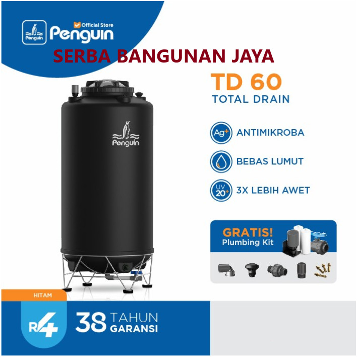 PENGUIN TD 60 ( 600 Liter ) TOREN TANGKI AIR