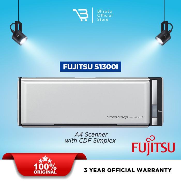 Fujitsu Scansnap S1300I Portable Scanner Terlaris