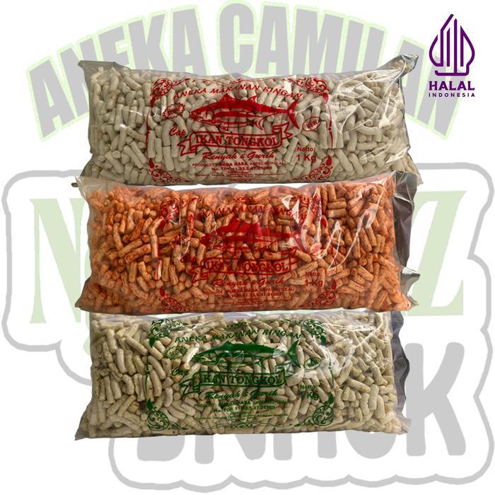 SALE COD 1kg KERUPUK CAP IKAN TONGKOL Snack Food Keripik Pedas Kripik