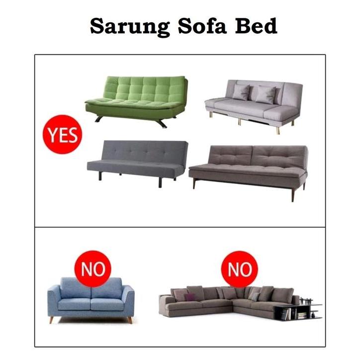 "New" CSB178 Cover Sofa Bed Sarung Sofa Motif Import kain dekorasi