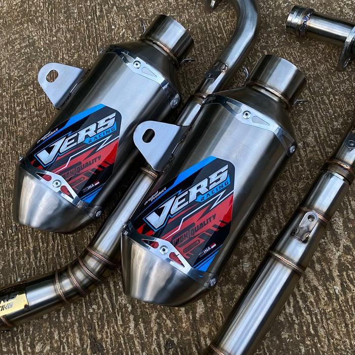 Knalpot Bebek Gtx Rbt Original Vers Racing Kendaraan Laser Silincer
