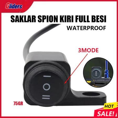 [LIVE] SAKLAR SPION KIRI 3 MODE ON ON OFF ABS WATERPROOF UNIVERSAL / SAKLAR LAMPU TEMBAK 2 MODE