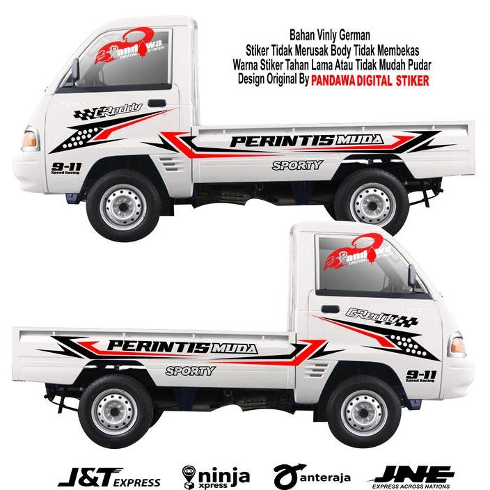 Sticker Cutting Mobil Pick Up Ss Carry Futura Sticker Cutting Perintis Muda Stiker Mobil Pickup