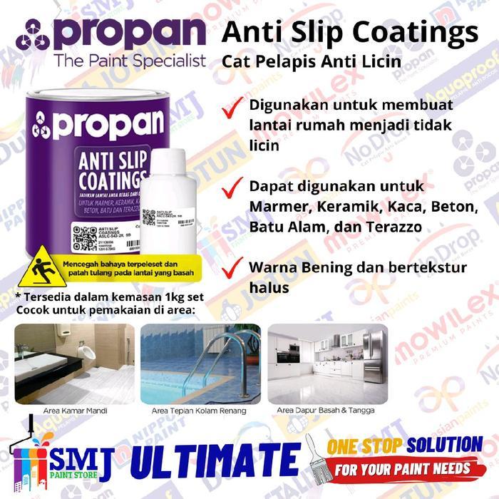 Cat Pelapis Keramik / Marmer ANTI SLIP (LICIN) COATING PROPAN ALSC