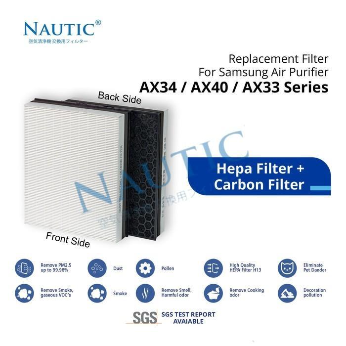 filter samsung air purifier ax40 ax34 Hepa Filter samsung AX34R AX40R