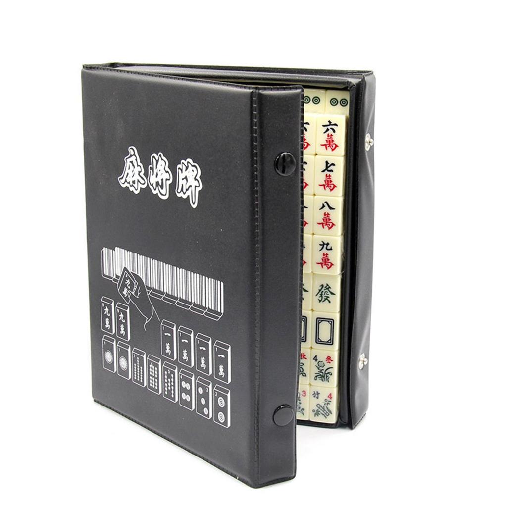 Chinese Mahjong Game Set with Dices Leisure Time Game Friends Leisure Time for Home