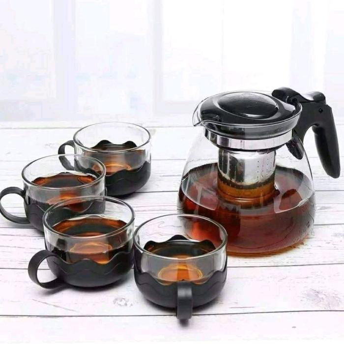 SALE Teapot saringan hitam set
