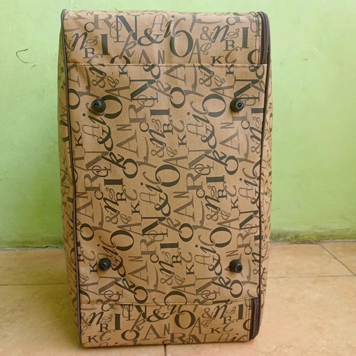 Travel Bag Jumbo Tas Pakaian Jumbo Tas Mudik Jumbo Tas Travel Jumbo Kanvas Kulit Sintetis Uniseks