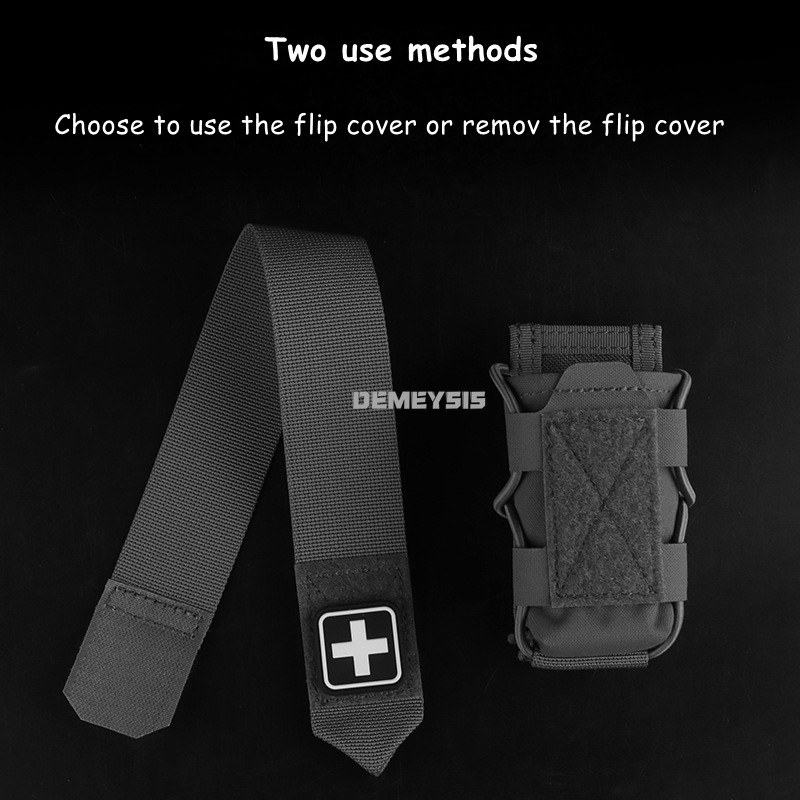 Tactical Tourniquet Pouch Universal Tourniquet Holder EMT Small Trauma First Aid Pouch Airsoft