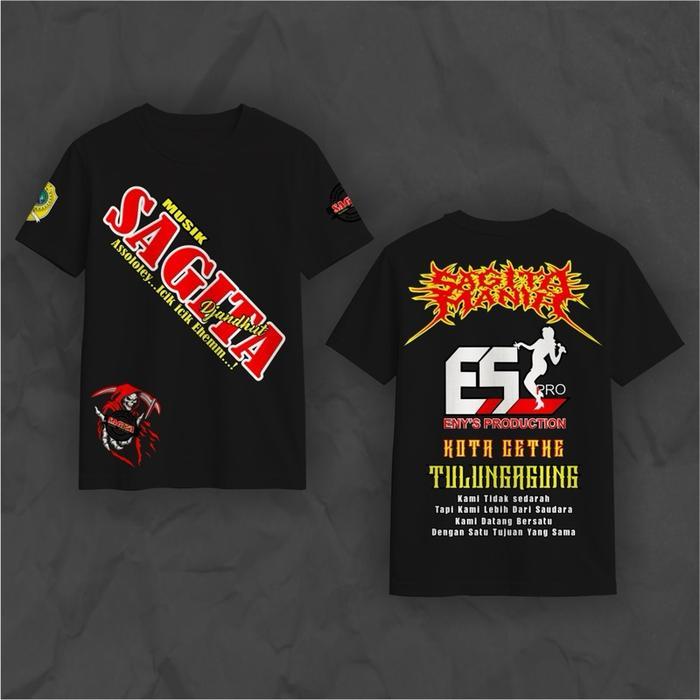 Kaos Sagita Kota Cethe Cotton Combed 24S Terbaru 